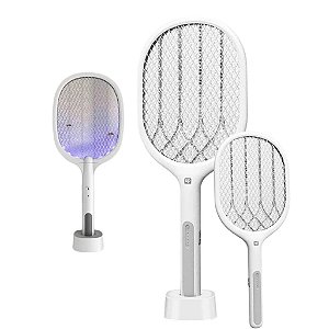 RAQUETE ELETRICA MATA MOSQUITO 5V 2000MAH TELA DIGITAL DP-834