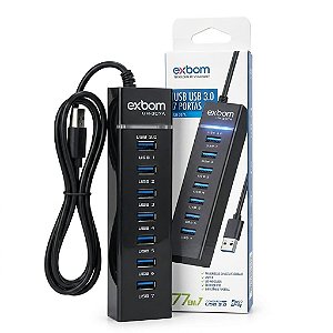 CONECTOR HUB DE EXPANSÃO USB 3.0 7 EM 1 UH-307A