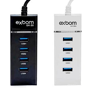 HUB USB 3.0 4PORTAS EXBOM / UH-30A