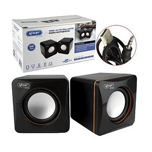 MINI CAIXA ACUSTICA APRESENTADAS EM PARES KP-600