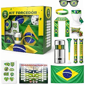 KIT TORCEDOR 12 ITENS BRASIL