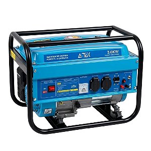 GERADOR DE ENERGIA A GASOLINA 2.8 W POTENCIA MAXIMA: 3.0KVA BIVOLT AGE-3000M