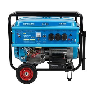 GERADOR DE ENERGIA A GASOLINA POTENCIA 6.0 KWA POT MAXIMA: 6.5 KWA BILVOLT AGE-6500A