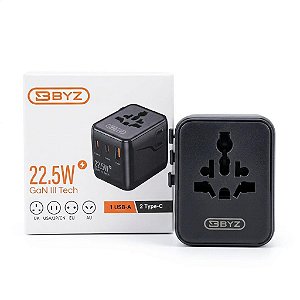 ADAPTADOR TOMADA UNIVERSAL PARA VIAGEM Y7-003
