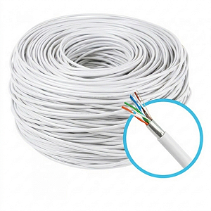 CABO PARA CFTV 4P BRANCO - 305 MT 2FLEX PREMIUM
