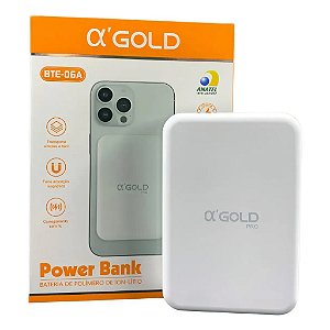 CARREGADOR PORTATIL SEM FIO POWER BANK 7.5W 5000mAh BTE-06A