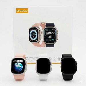KIT SMART WATCH COM 4 PULSEIRAS RL-17