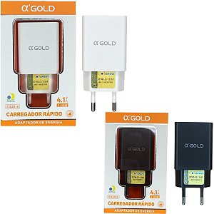 CARREGADOR RAPIDO 4.1A 2 USB CA28-4