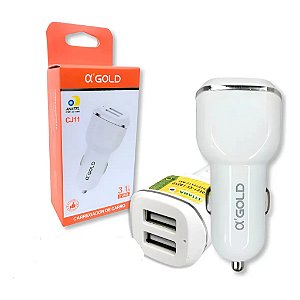 CARREGADOR VEICULAR 3.1A 2USB CJ11