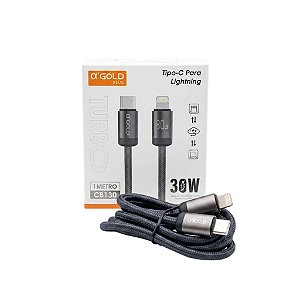 CABO USB  TIPO-C PARA LIGHTNING 30W CB130
