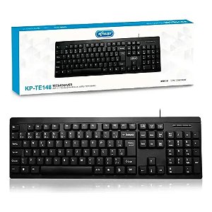 TECLADO GAMER USB PADRAO ABNT2 ILUMINACAO COM FIO KNUP KP-TE148