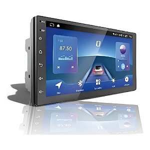 APARELHO DE SOM AUTOMOTIVO CENTRAL MULTIMIDIA 2 DIN TELA LCD 7 POLEGADAS ENTRADAS USB KP-RA916