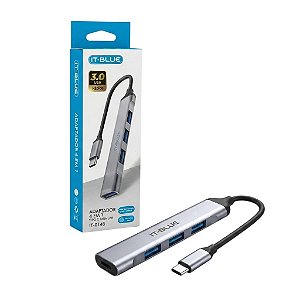 ADAPTADOR 4 EM 1 TIPO C PARA USB LE-0168