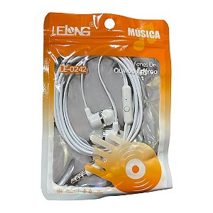 FONE DE OUVIDO ESTEREO LE-0242