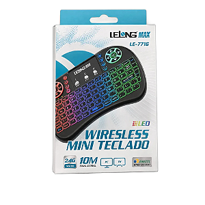 MINI TECLADO USB WIRELESS LE-7716