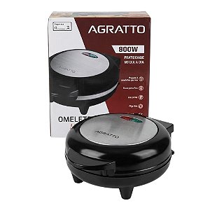 OMELETEIRA MR. CHEFF AOIP01I-02 INOX REDONDA 800W 220V AGRATTO