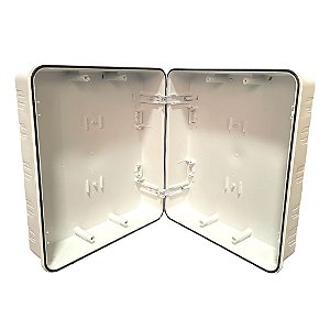 CAIXA MULTIFUNCAO EXTRA GRANDE PARA DVR BRANCA - GIMIX