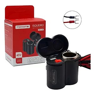CARREGADOR VEICULAR USB ACENDEDOR DC 12V/5A - DC 5V/2A TOMATE MNC-001