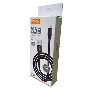 CABO USB PARA LIGHTNING A' GOLD 2M CB05-2