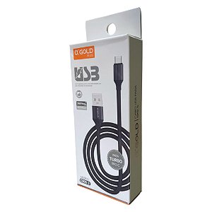 CABO USB TURBO DE 2M A' GOLD CB05-3