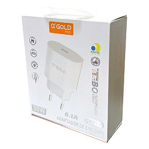 CARREGADOR CELULAR USB-C 30W 6,1A TURBO A' GOLD CA31-4