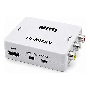 MINI CONVERSOR HDMI PARA AV RCA X-CELL XC-MC-01