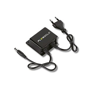 FONTE DE ALIMENTAÇÃO 25CM PARA CÂMERAS DE SEGURANÇA FLEXGOLD FX-FT-08 12V 2A