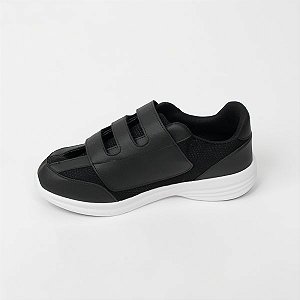 Tenis PróDiabetic c/ Palmilha Mosaico Anti Pressa Preto AC358