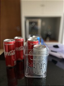 Organizador de geladeira bebidas