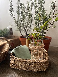 Cesta retangular pequena