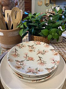 Prato lanche flores