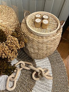 Vela bambu quadrupla