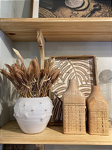 Vaso de cerâmica pontas