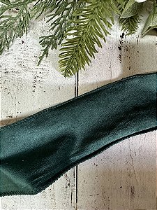 Fita de veludo verde