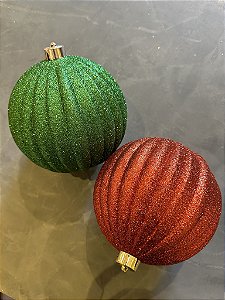Jogo de bolas gomos vermelho/verde 15cm