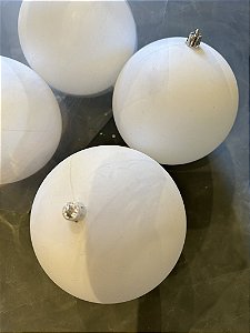 Jogo de bolas branco lisa 12cm