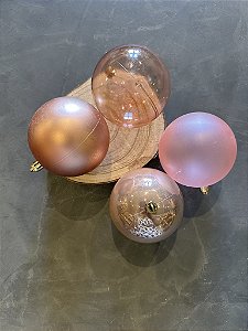 Jogo de bolas mista rose 8cm