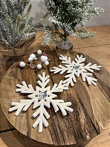 Flocos de neve branco