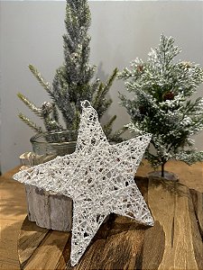 Estrela branca - 20cm