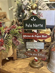 Placa "Polo Norte"