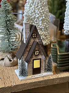Casinha Decorativa Branca- 18cm