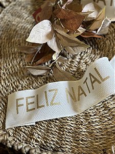 Fita bege feliz Natal