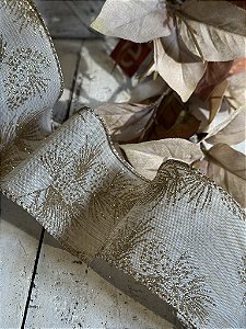 Fita champagne com glitter
