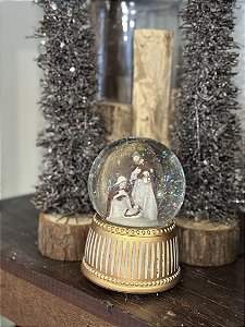 Globo de neve sagrada família