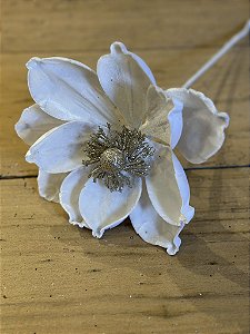 Magnólia decorativa branca
