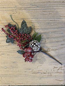 Pick com frutas claro 22cm