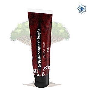 Gel Dental Carvão Ativado e Sangue de Dragão 90g Vegano