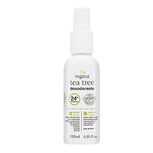 Desodorante Sem Alumínio Tea Tree 120ml - Vegana WNF