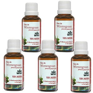 Kit 5 - Óleo Pronto Para Pele Wintergreen WNF
