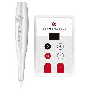 Dermógrafo Dermomag Pen Prata Conjunto Fonte Duo
